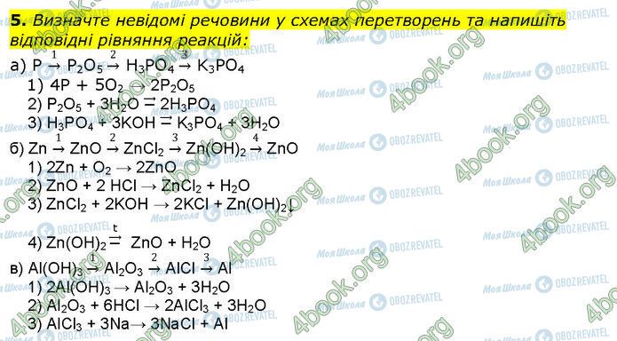 ГДЗ Хімія 9 клас сторінка Стр.79 (5)